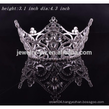 full round fancy hair accessories wholesale crowns and tiaras